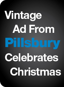 Vintage Ad From Pillsbury  Celebrates Christmas