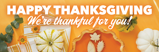 Banner - Have a Happy Thanksgiving - Download Graphics to View